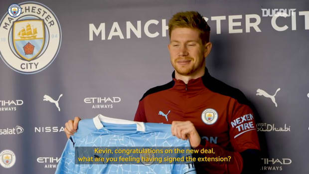 Kevin De Bruyne 'proud' to sign new Manchester City deal
